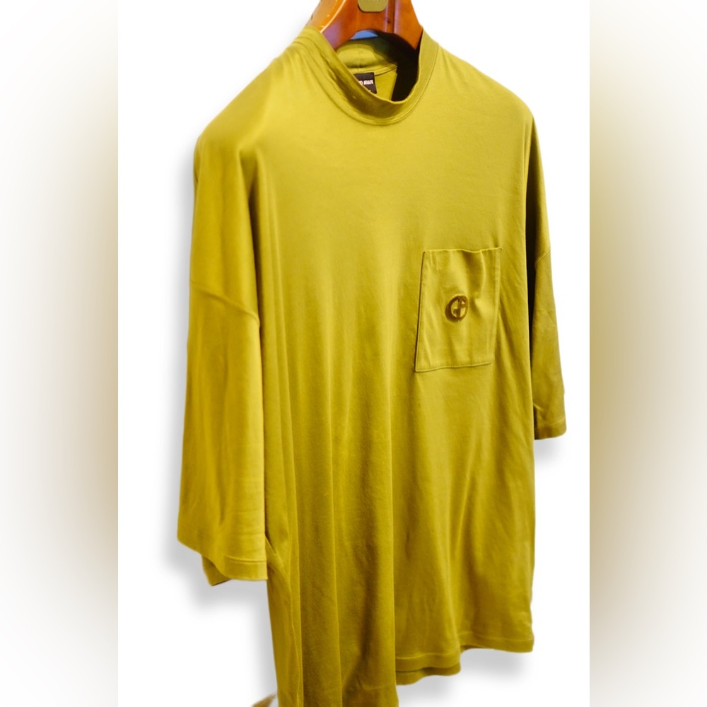 Giorgio Armani Logo Embellished T Shirt - Picture 4 of 4